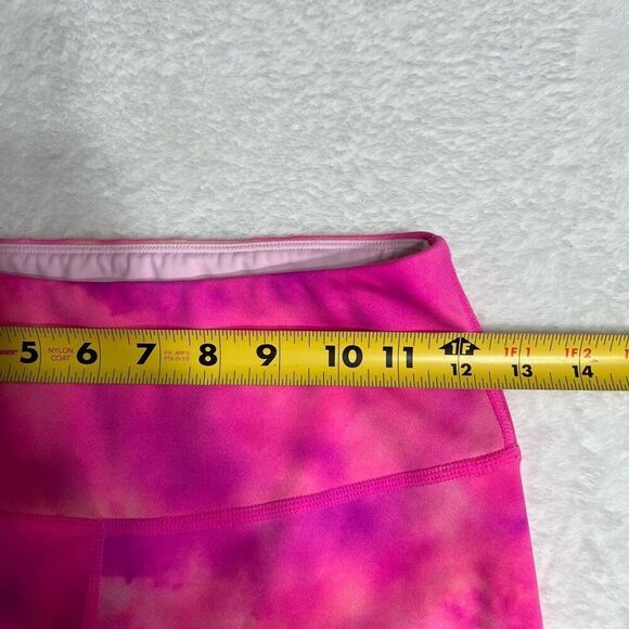 IVL Collective Pink Watercolor Print Leggings 6 Women - Picture 8 of 9
